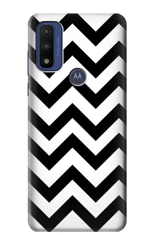 S1613 Chevron Zigzag Case Cover Custodia per Motorola G Pure