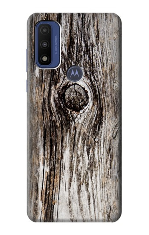 S2844 Old Wood Bark Graphic Case Cover Custodia per Motorola G Pure