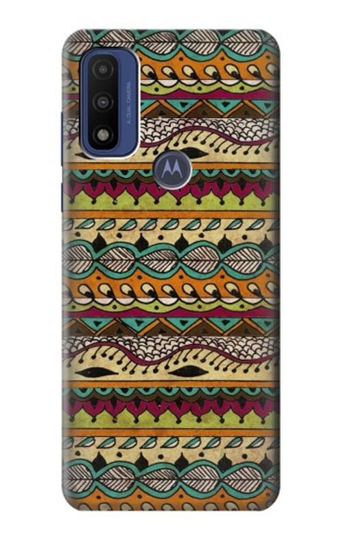S2860 Aztec Boho Hippie Pattern Case Cover Custodia per Motorola G Pure