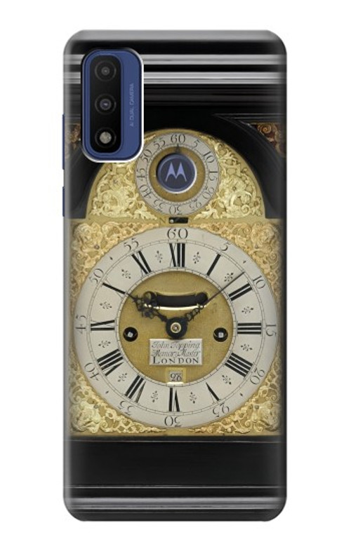 S3144 Antique Bracket Clock Case Cover Custodia per Motorola G Pure