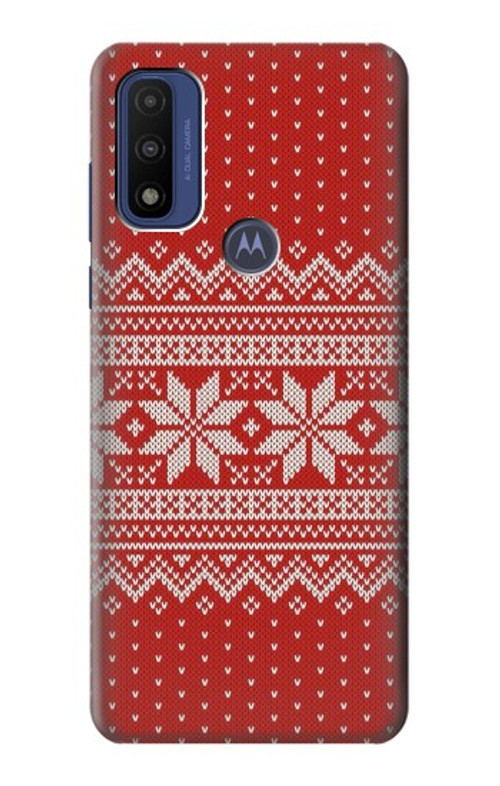 S3384 Winter Seamless Knitting Pattern Case Cover Custodia per Motorola G Pure S3384 Winter Seamless Knitting Pattern Case Cover Custodia per Motorola G Pure