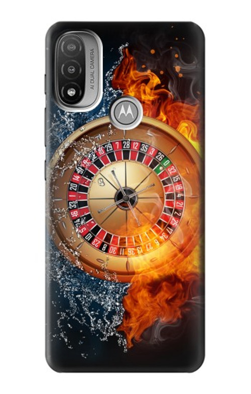 S2289 Roulette Casino Gamble Case Cover Custodia per Motorola Moto E20,E30,E40