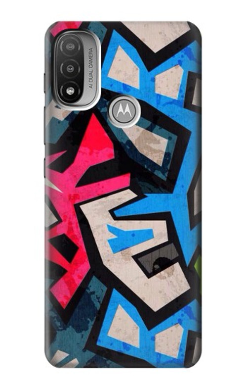 S3445 Graffiti Street Art Case Cover Custodia per Motorola Moto E20,E30,E40