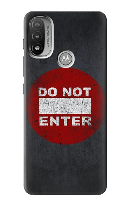 S3683 Do Not Enter Case Cover Custodia per Motorola Moto E20,E30,E40