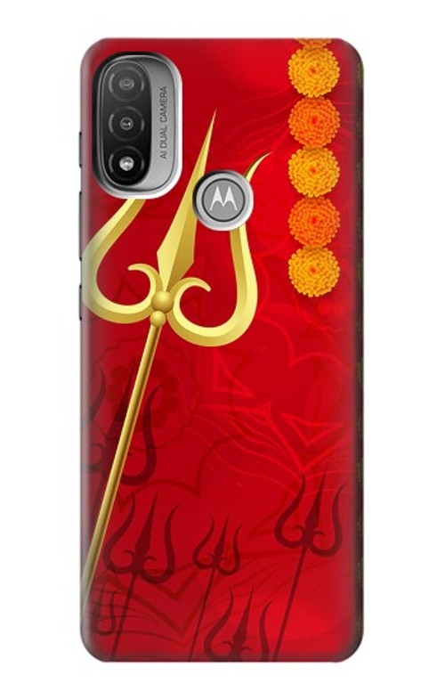 S3788 Shiv Trishul Case Cover Custodia per Motorola Moto E20,E30,E40