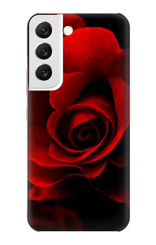 S2898 Red Rose Case Cover Custodia per Samsung Galaxy S22 S2898 Red Rose Case Cover Custodia per Samsung Galaxy S22