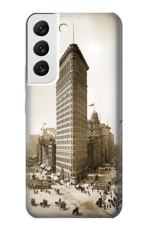 S3046 Old New York Flatiron Building Case Cover Custodia per Samsung Galaxy S22