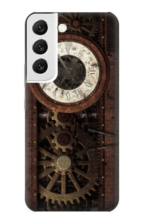 S3221 Steampunk Clock Gears Case Cover Custodia per Samsung Galaxy S22