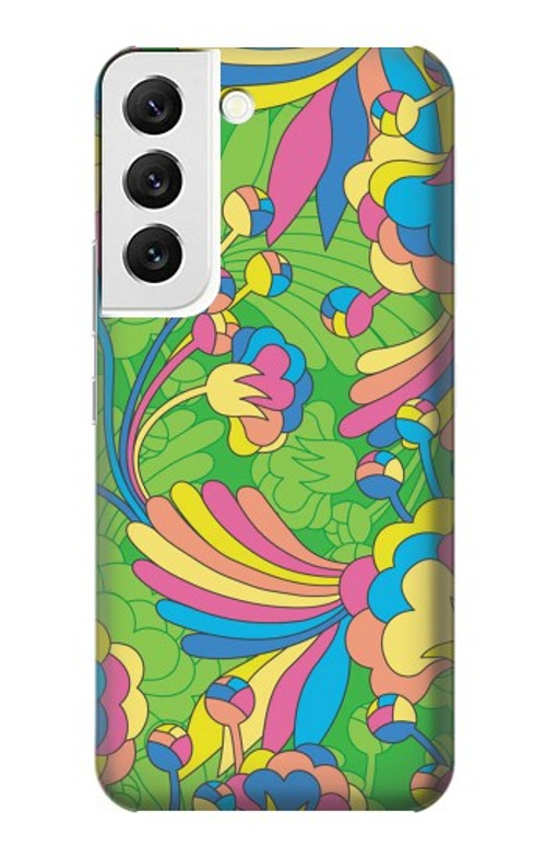 S3273 Flower Line Art Pattern Case Cover Custodia per Samsung Galaxy S22