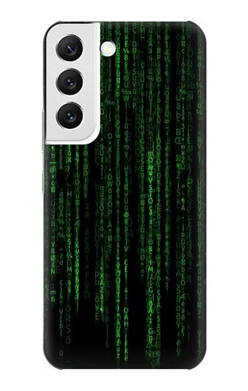 S3668 Binary Code Case Cover Custodia per Samsung Galaxy S22