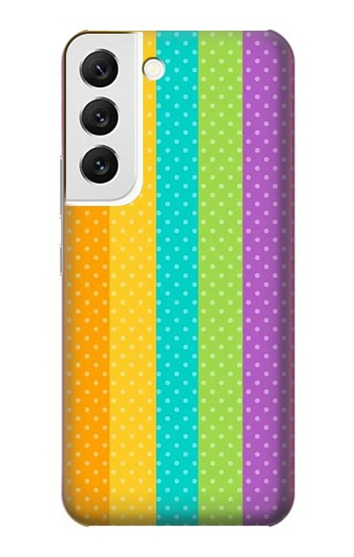 S3678 Colorful Rainbow Vertical Case Cover Custodia per Samsung Galaxy S22