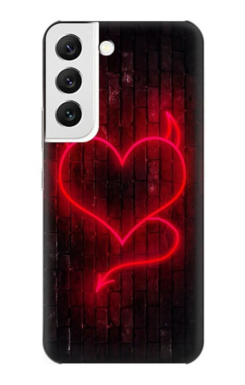 S3682 Devil Heart Case Cover Custodia per Samsung Galaxy S22