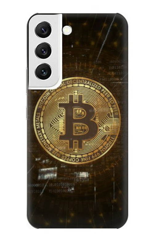 S3798 Cryptocurrency Bitcoin Case Cover Custodia per Samsung Galaxy S22