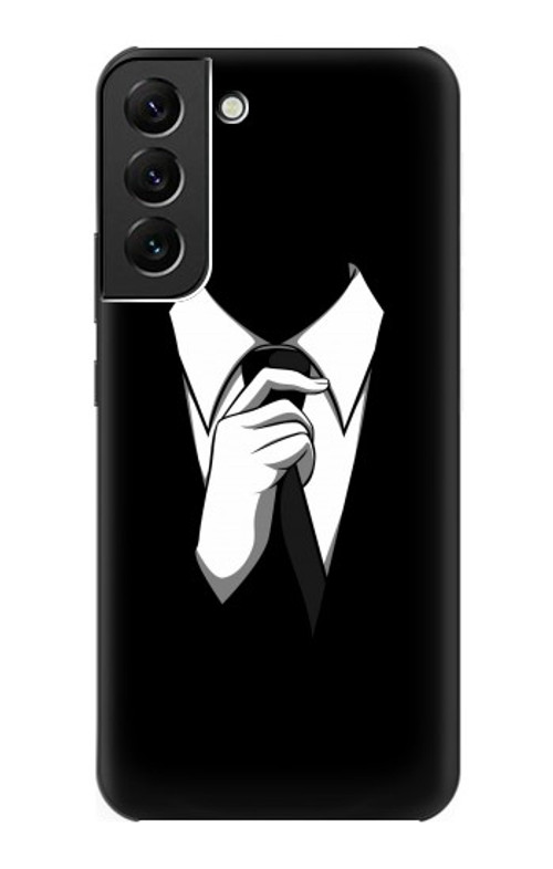 S1591 Anonymous Man in Black Suit Case Cover Custodia per Samsung Galaxy S22 Plus