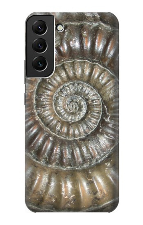 S1788 Ammonite Fossil Case Cover Custodia per Samsung Galaxy S22 Plus