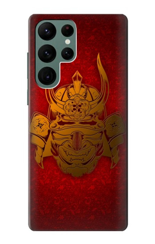 S0820 Samurai Mask Helmet Case Cover Custodia per Samsung Galaxy S22 Ultra