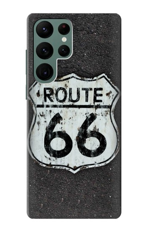 S3207 Route 66 Sign Case Cover Custodia per Samsung Galaxy S22 Ultra