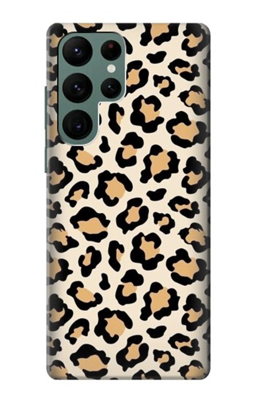 S3374 Fashionable Leopard Seamless Pattern Case Cover Custodia per Samsung Galaxy S22 Ultra
