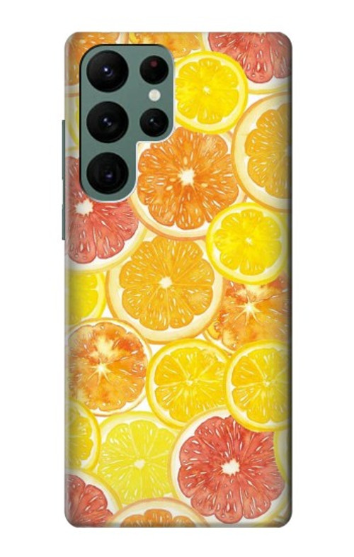 S3408 Lemon Case Cover Custodia per Samsung Galaxy S22 Ultra