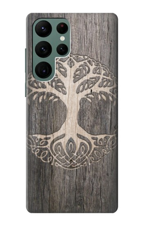 S3591 Viking Tree of Life Symbol Case Cover Custodia per Samsung Galaxy S22 Ultra