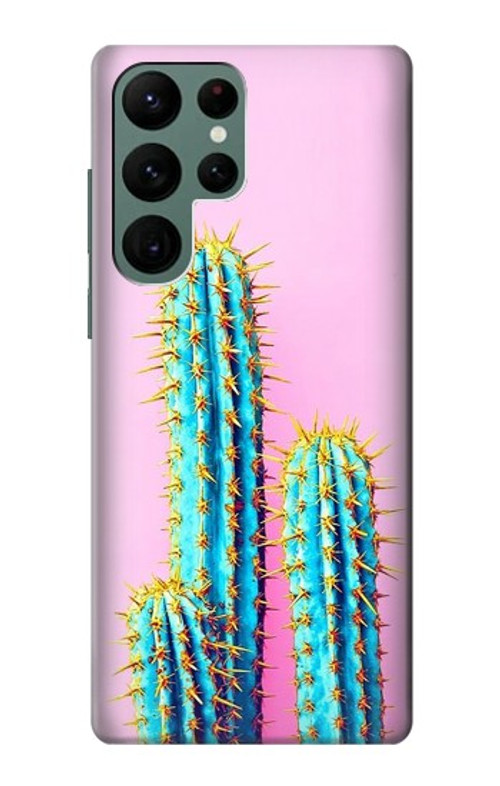 S3673 Cactus Case Cover Custodia per Samsung Galaxy S22 Ultra