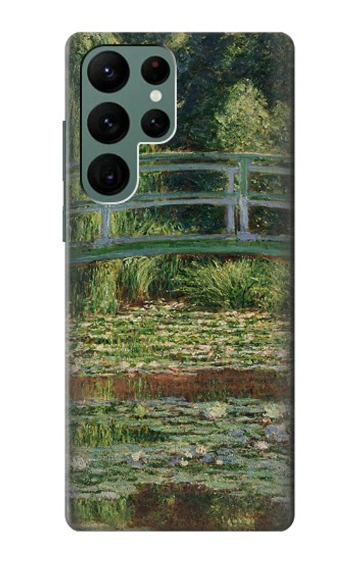 S3674 Claude Monet Footbridge and Water Lily Pool Case Cover Custodia per Samsung Galaxy S22 Ultra