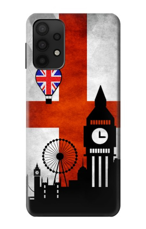 S2979 England Football Soccer Case Cover Custodia per Samsung Galaxy M32 5G