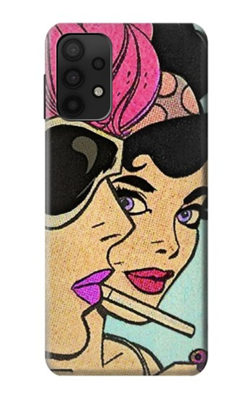 S3171 Girls Pop Art Case Cover Custodia per Samsung Galaxy M32 5G