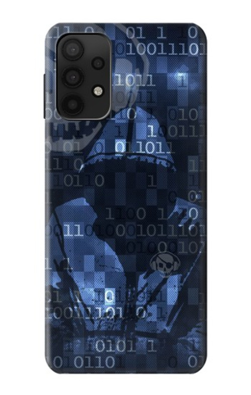 S3431 Digital Code Cyber Hacker Case Cover Custodia per Samsung Galaxy M32 5G