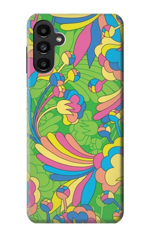 S3273 Flower Line Art Pattern Case Cover Custodia per Samsung Galaxy A13 5G