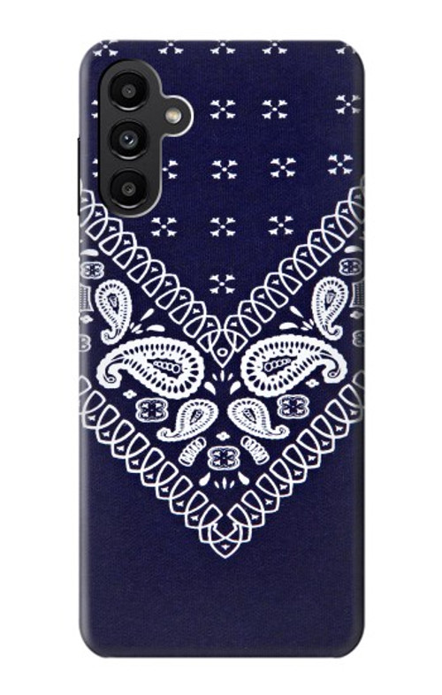 S3357 Navy Blue Bandana Pattern Case Cover Custodia per Samsung Galaxy A13 5G