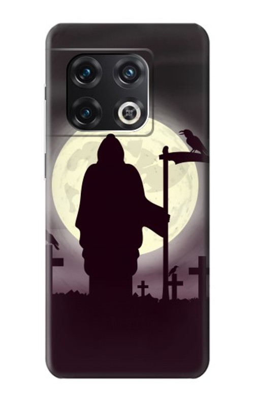 S3262 Grim Reaper Night Moon Cemetery Case Cover Custodia per OnePlus 10 Pro