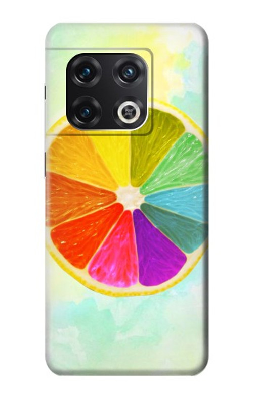 S3493 Colorful Lemon Case Cover Custodia per OnePlus 10 Pro