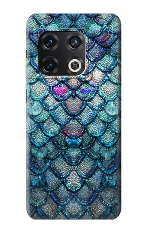 S3809 Mermaid Fish Scale Case Cover Custodia per OnePlus 10 Pro