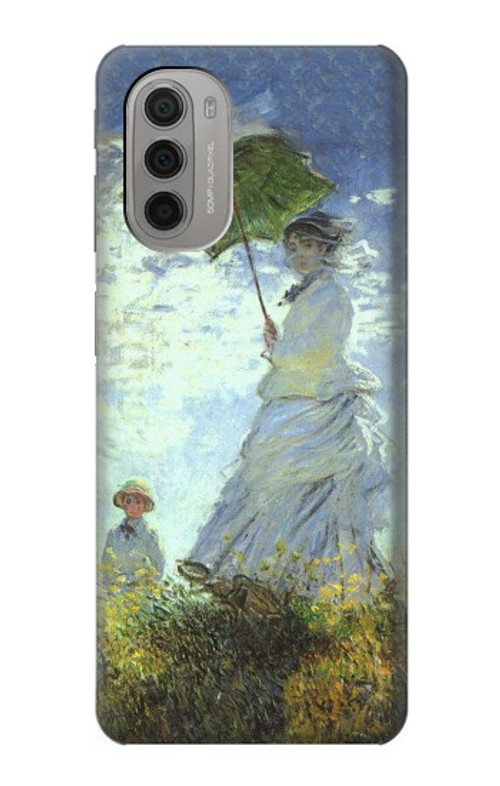 S2415 Claude Monet Woman with a Parasol Case Cover Custodia per Motorola Moto G51 5G