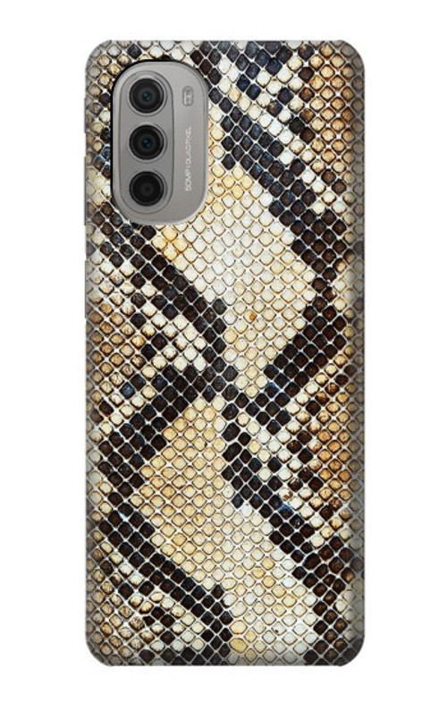 S2703 Snake Skin Texture Graphic Printed Case Cover Custodia per Motorola Moto G51 5G