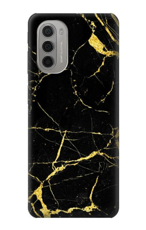 S2896 Gold Marble Graphic Printed Case Cover Custodia per Motorola Moto G51 5G