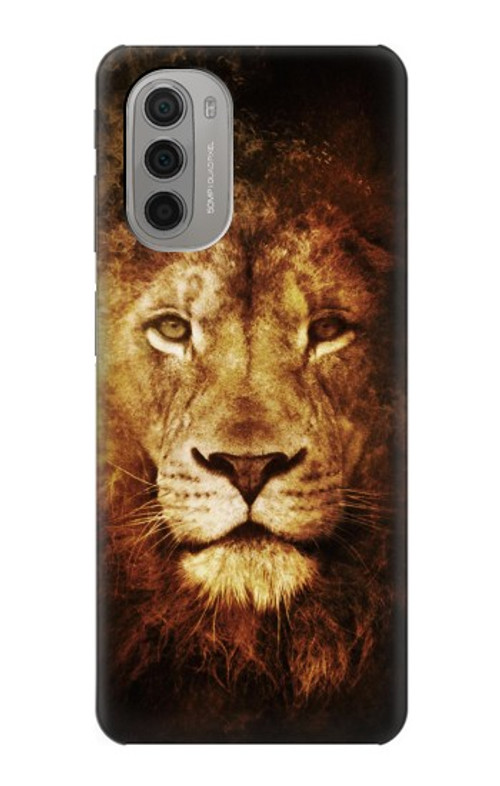 S3182 Lion Case Cover Custodia per Motorola Moto G51 5G