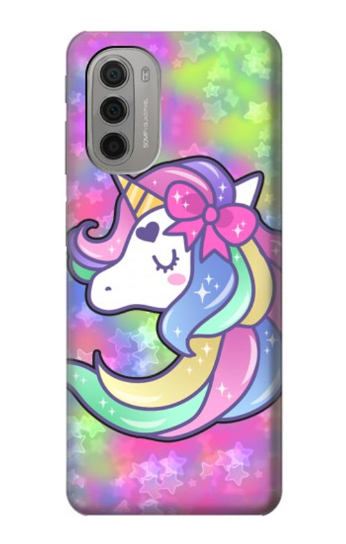 S3264 Pastel Unicorn Case Cover Custodia per Motorola Moto G51 5G