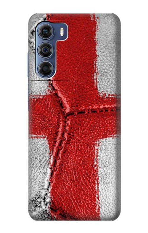 S3316 England Flag Vintage Football Graphic Case Cover Custodia per Motorola Edge S30