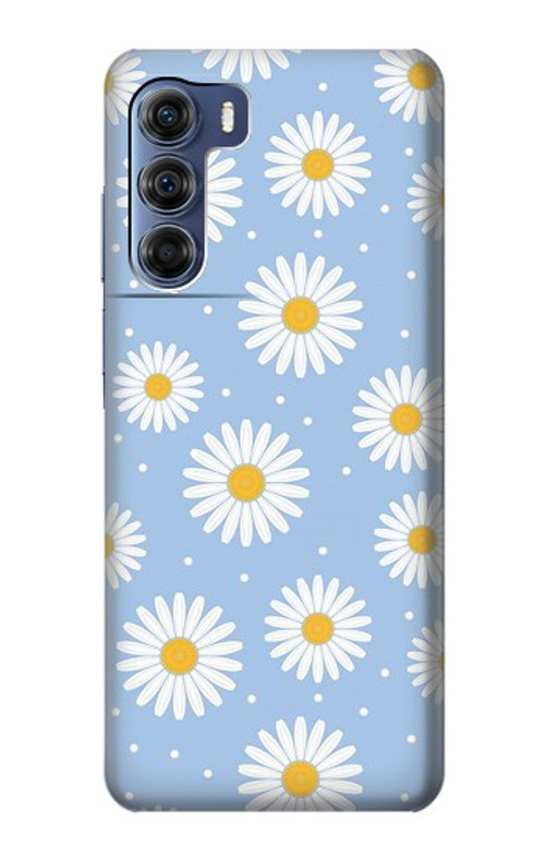 S3681 Daisy Flowers Pattern Case Cover Custodia per Motorola Edge S30