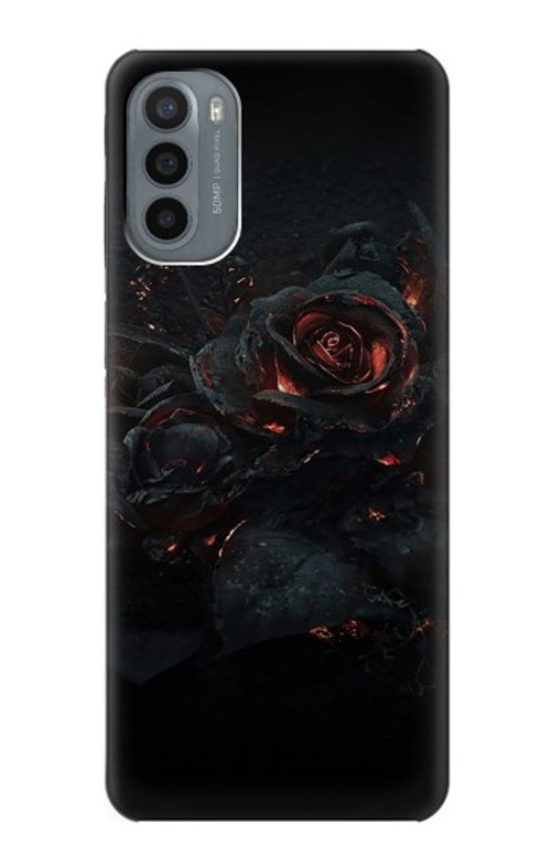 S3672 Burned Rose Case Cover Custodia per Motorola Moto G31
