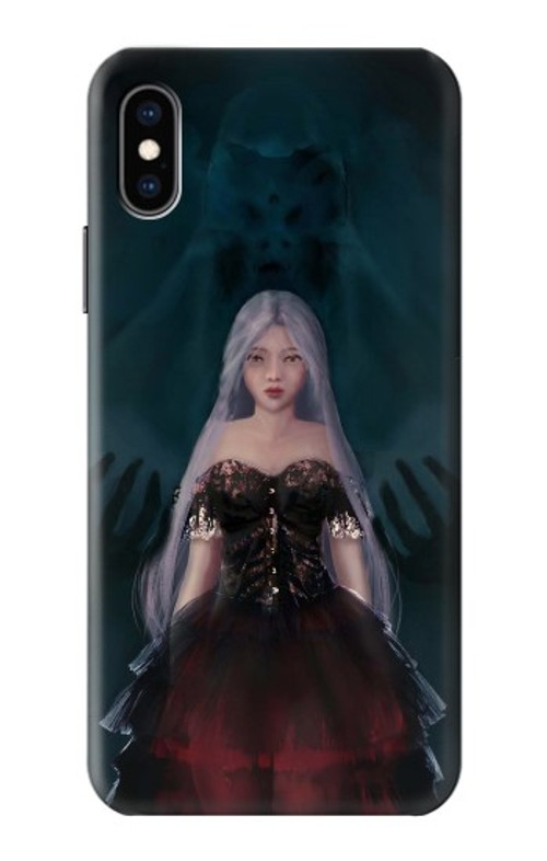 S3847 Lilith Devil Bride Gothic Girl Skull Grim Reaper Case Cover Custodia per iPhone X, iPhone XS