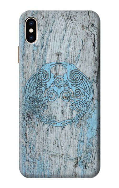 S3829 Huginn And Muninn Twin Ravens Norse Case Cover Custodia per iPhone XS Max