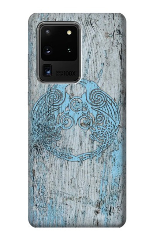 S3829 Huginn And Muninn Twin Ravens Norse Case Cover Custodia per Samsung Galaxy S20 Ultra