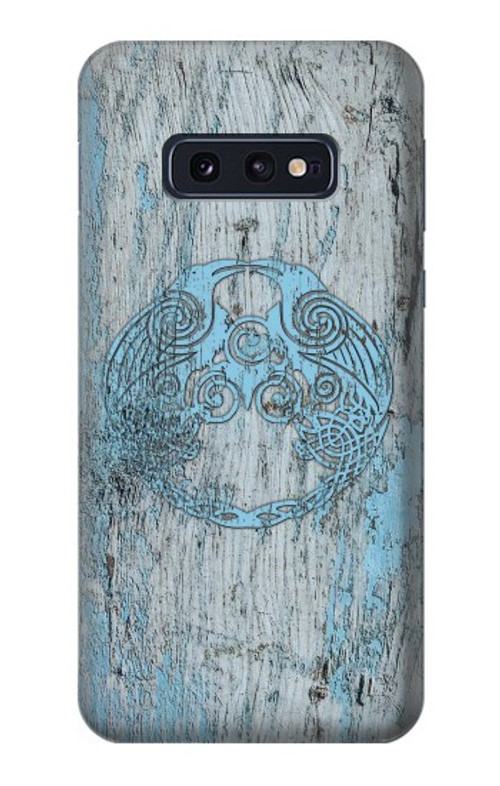 S3829 Huginn And Muninn Twin Ravens Norse Case Cover Custodia per Samsung Galaxy S10e