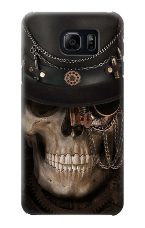 S3852 Steampunk Skull Case Cover Custodia per Samsung Galaxy S6 Edge Plus