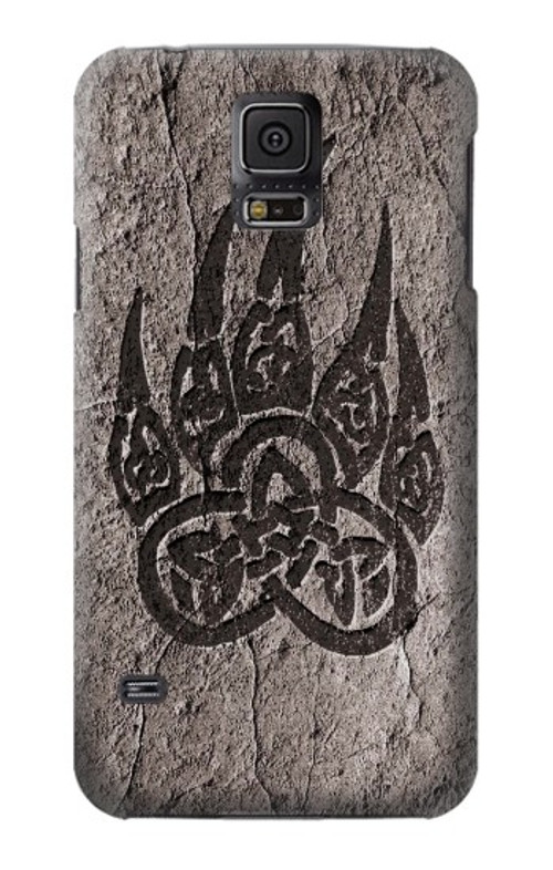 S3832 Viking Norse Bear Paw Berserkers Rock Case Cover Custodia per Samsung Galaxy S5