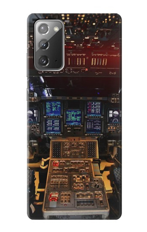 S3836 Airplane Cockpit Case Cover Custodia per Samsung Galaxy Note 20