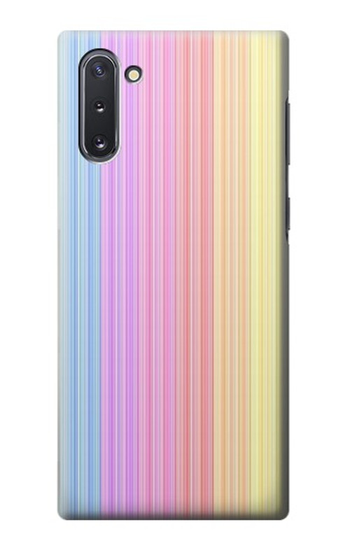S3849 Colorful Vertical Colors Case Cover Custodia per Samsung Galaxy Note 10